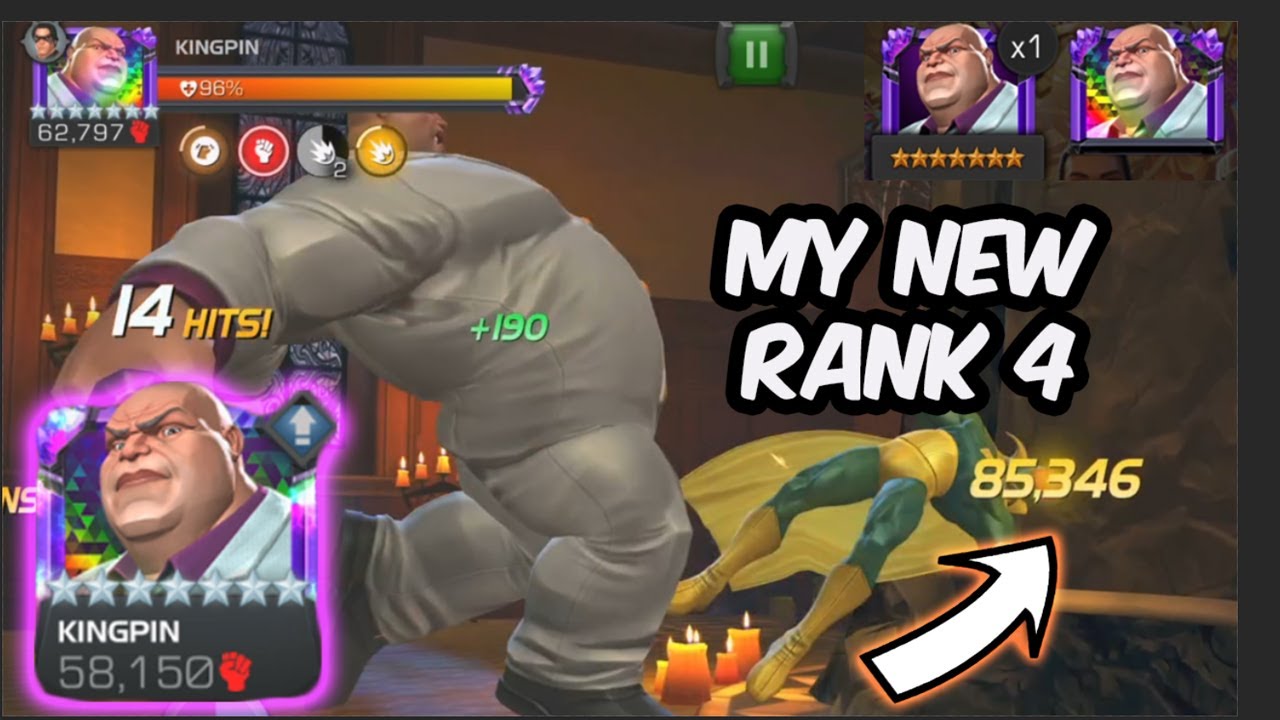 Financing Kabam Till Avengers Doomsday - Shiny Kingpin Rank 4 Gameplay - Marvel Contest of Champions
