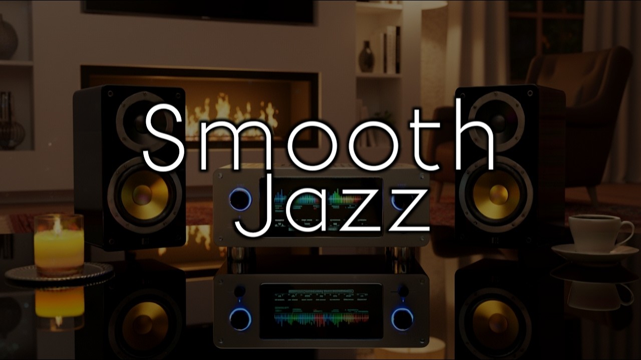 Smooth Jazz Saxophone Nights – Cozy Cafe Ambience for Relaxing, Studying & Sleep