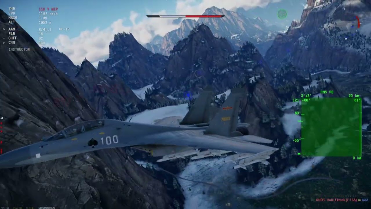 War Thunder: Air Battles Alpine Meadows Tier 13.3 Last Man Standing