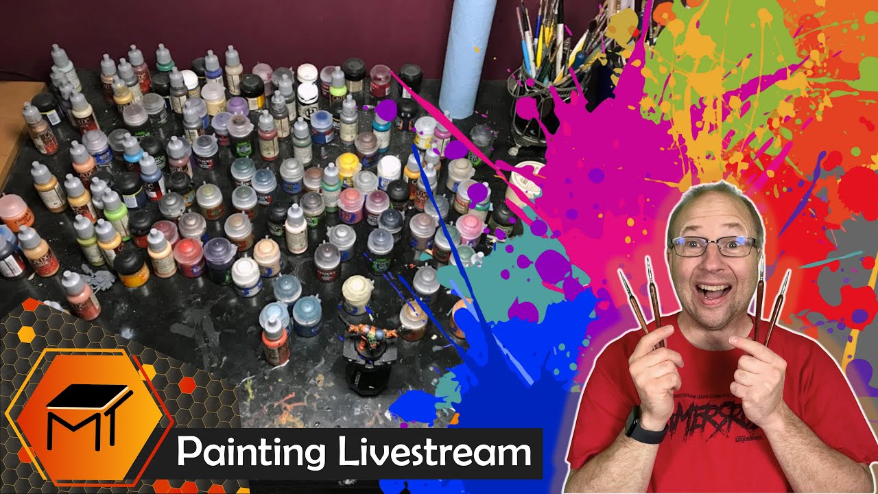 Meet me at the painting table.  Painting for fun
