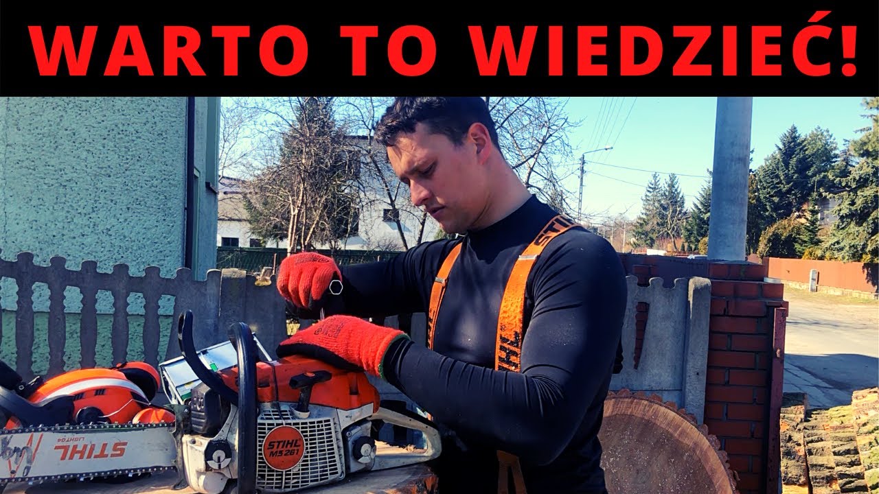 NIE TYLKO OPONY ZMIENIA SIĘ NA LATO! - Pilarka STIHL MS261 zmiana trybu ZIMA - LATO!