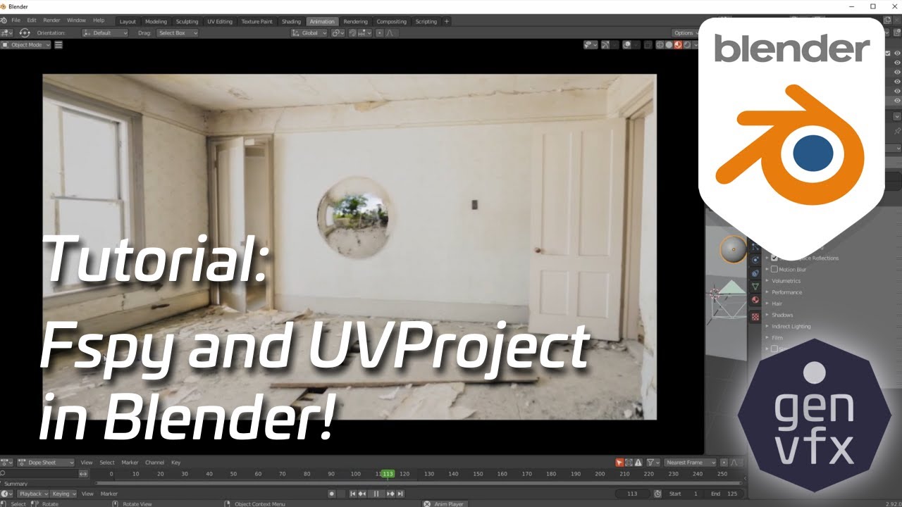 TUTORIAL: Fspy and UVProject in Blender! - making photoreal scenes with little effort that look ace!