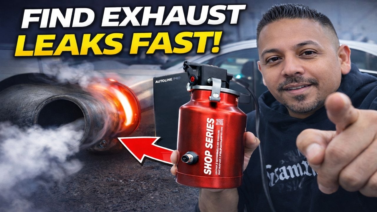 Find Exhaust & Vacuum Leaks Fast! with AutoLine Smoke Machine