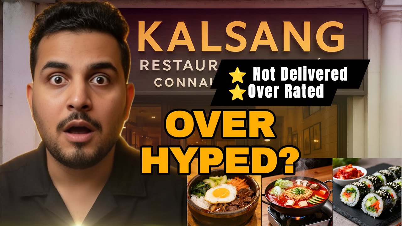 Overhyped or Worth It? 😱 Kalsang Korean Food Restaurant CP Delhi 🍲 | Honest Review 🙌