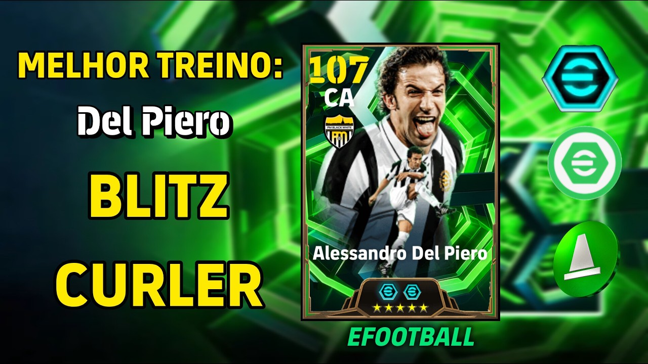 🎯 DEL PIERO 107 + TREINO META BLITZ CURLER | eFootball 🔥