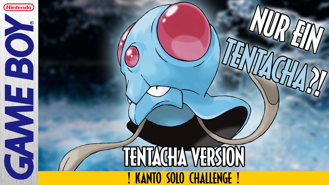 Kann man NUR mit TENTACHA Pokemon Blau & Rot durchspielen?