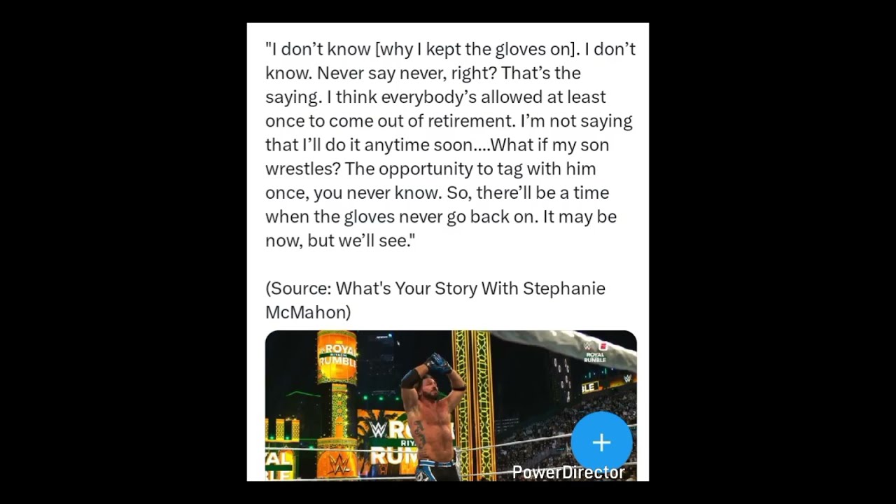 Despite all signs that AJ is done, based on his interview with Stephanie. AEW fans want more.