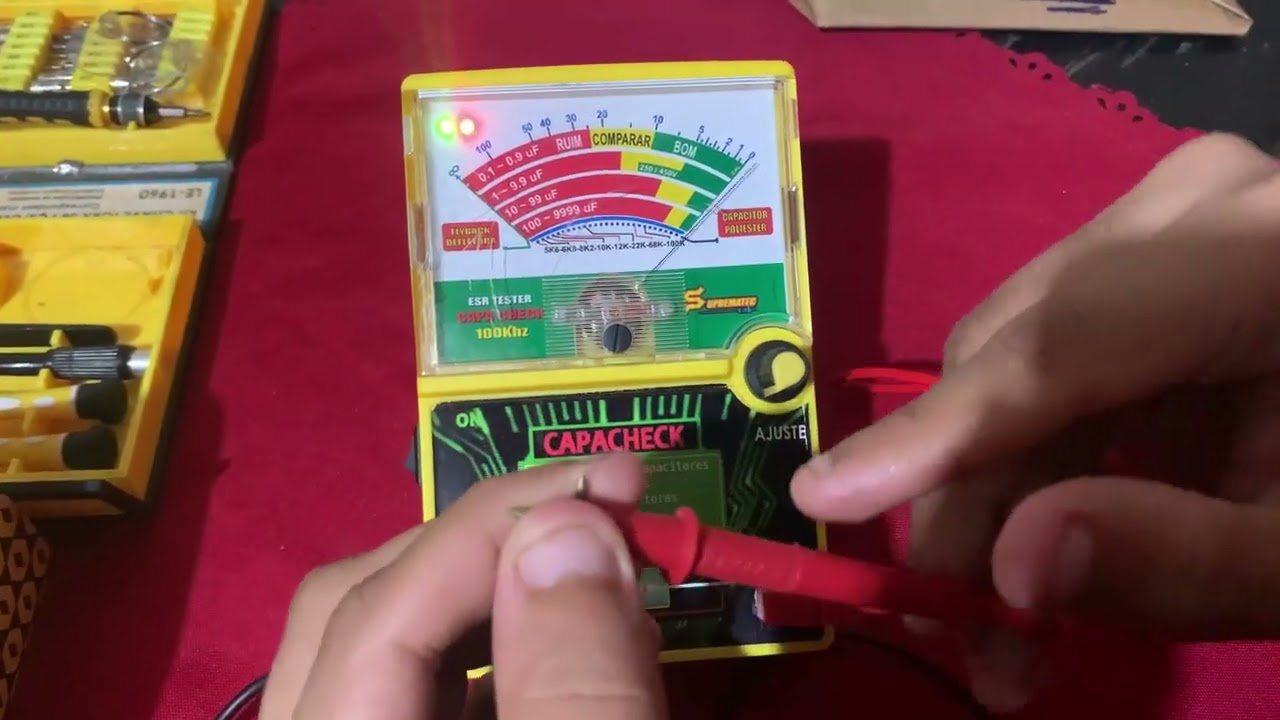Como Calibrar o Capacheck para Medir Capacitores, Flybacks, Indutores e Bobinas com Precisão
