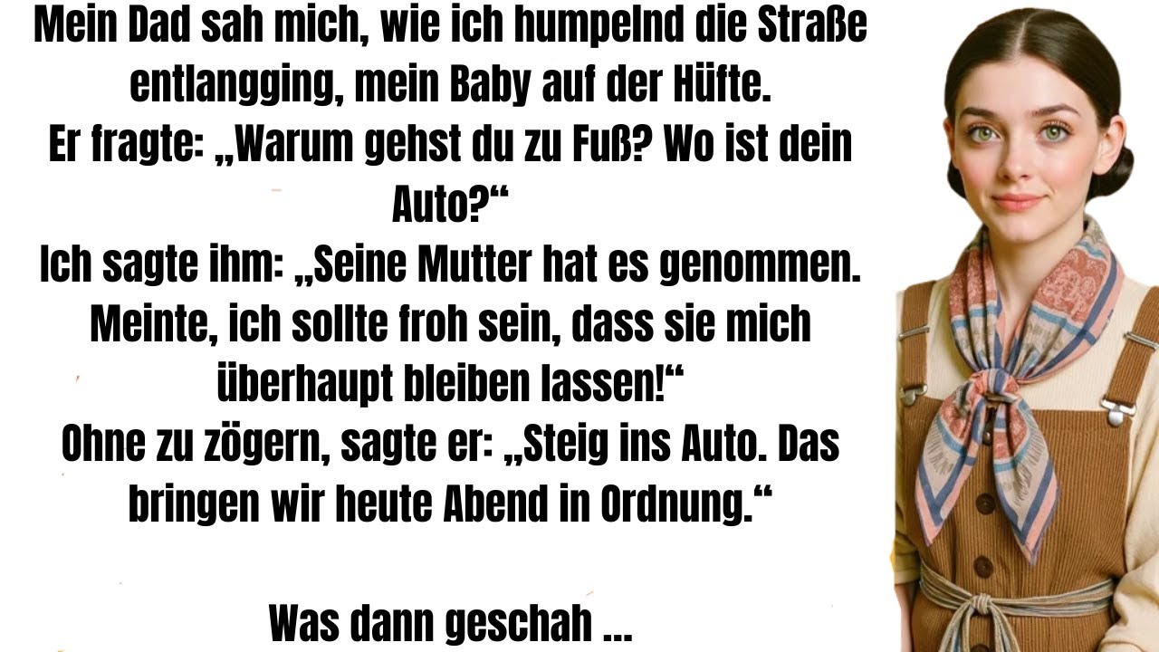 „Papa fragte: ‚Warum nicht gefahren?‘ Meine Schwiegermutter nahm mein Auto. Sie wollte Kontrolle.“