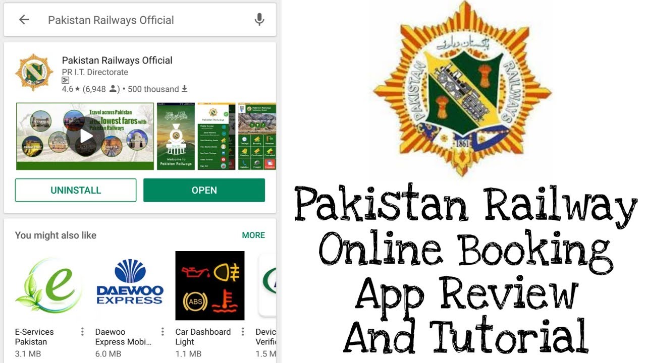 Pakistan Railway Online Booking || E-Ticketing || Tutorial || Pak Railo