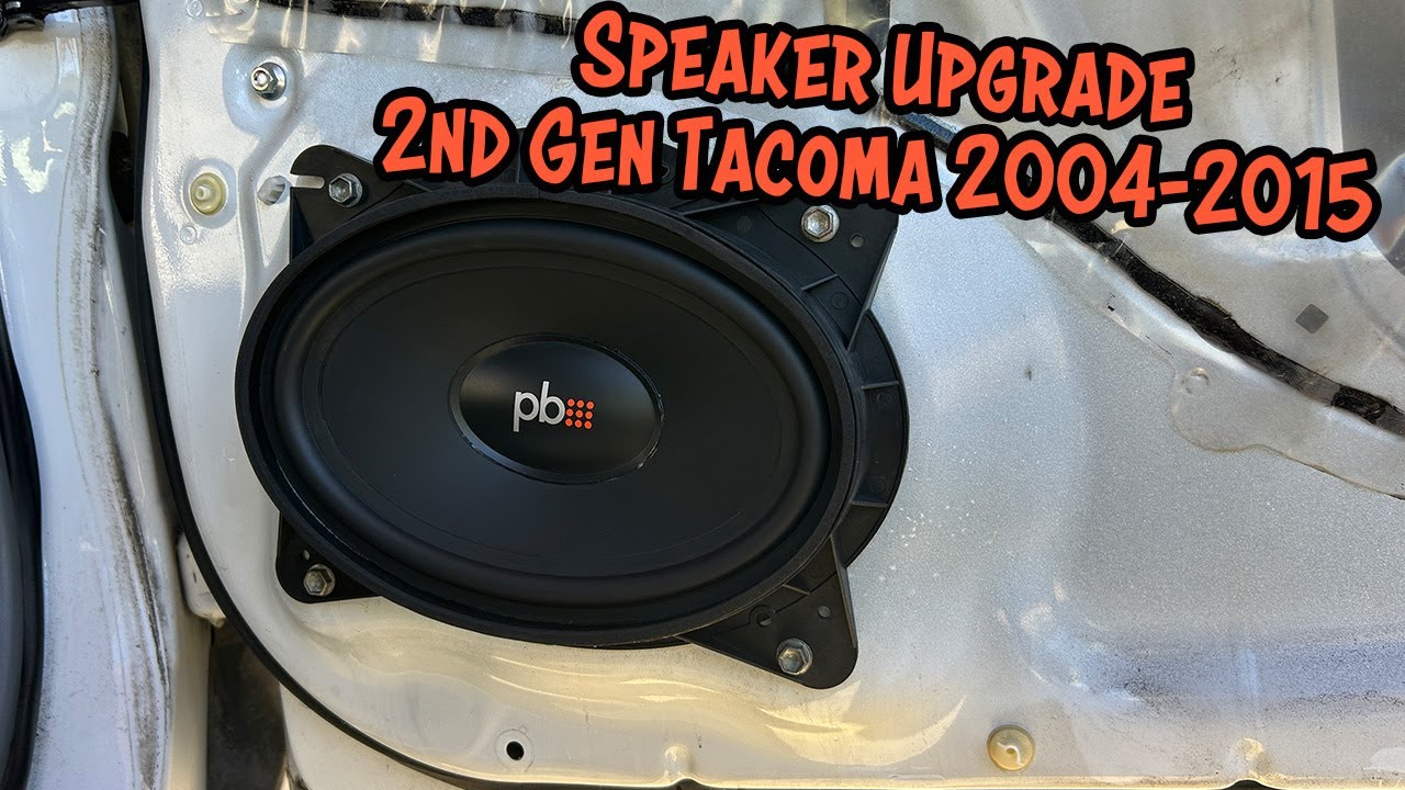 Tacoma Speaker Upgrade | PowerBass Speakers | 2nd Gen 2004-2015 | #TacomaMods