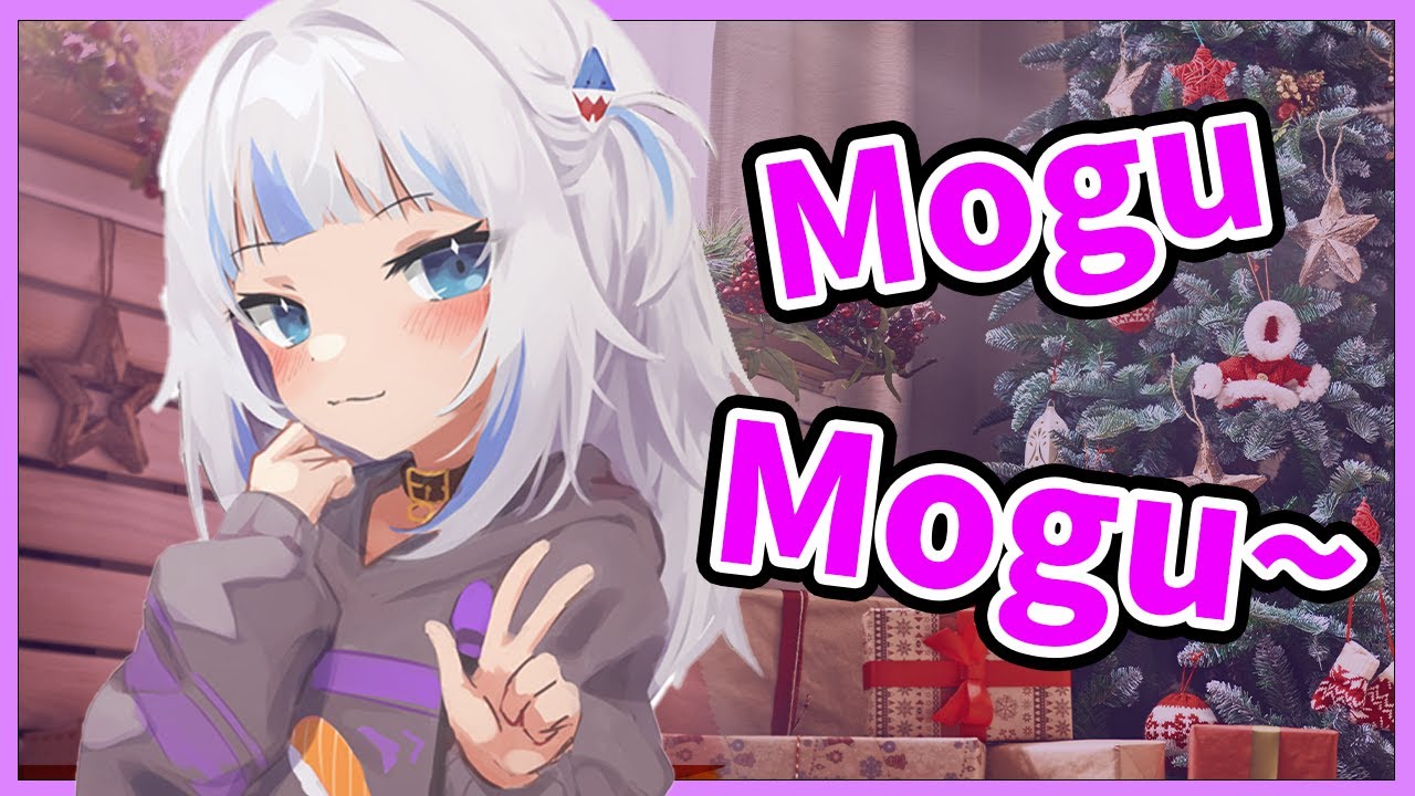 Gura does Okayu's Mogu-mogu and made to be Out of Context【Gawr Gura / HololiveEN】