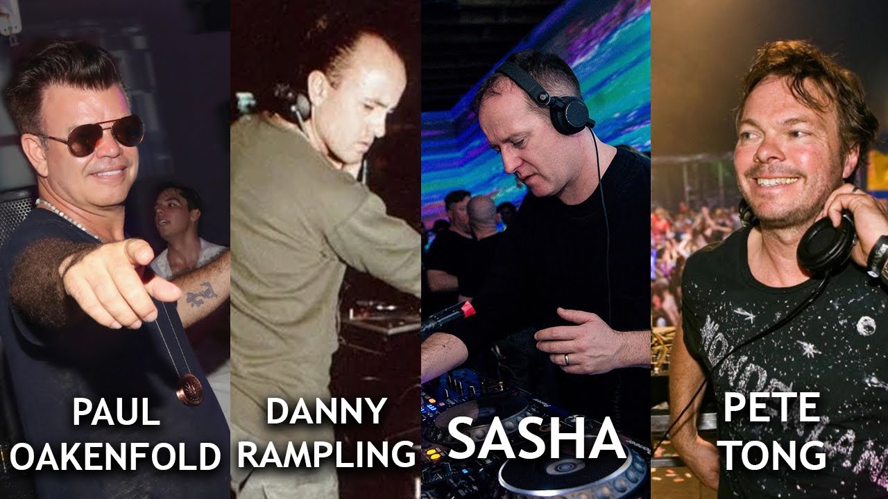 Paul Oakenfold, Pete Tong, Sasha, Danny Rampling @ Essential Mix (Que), Birmingham, UK (28.05.1995)