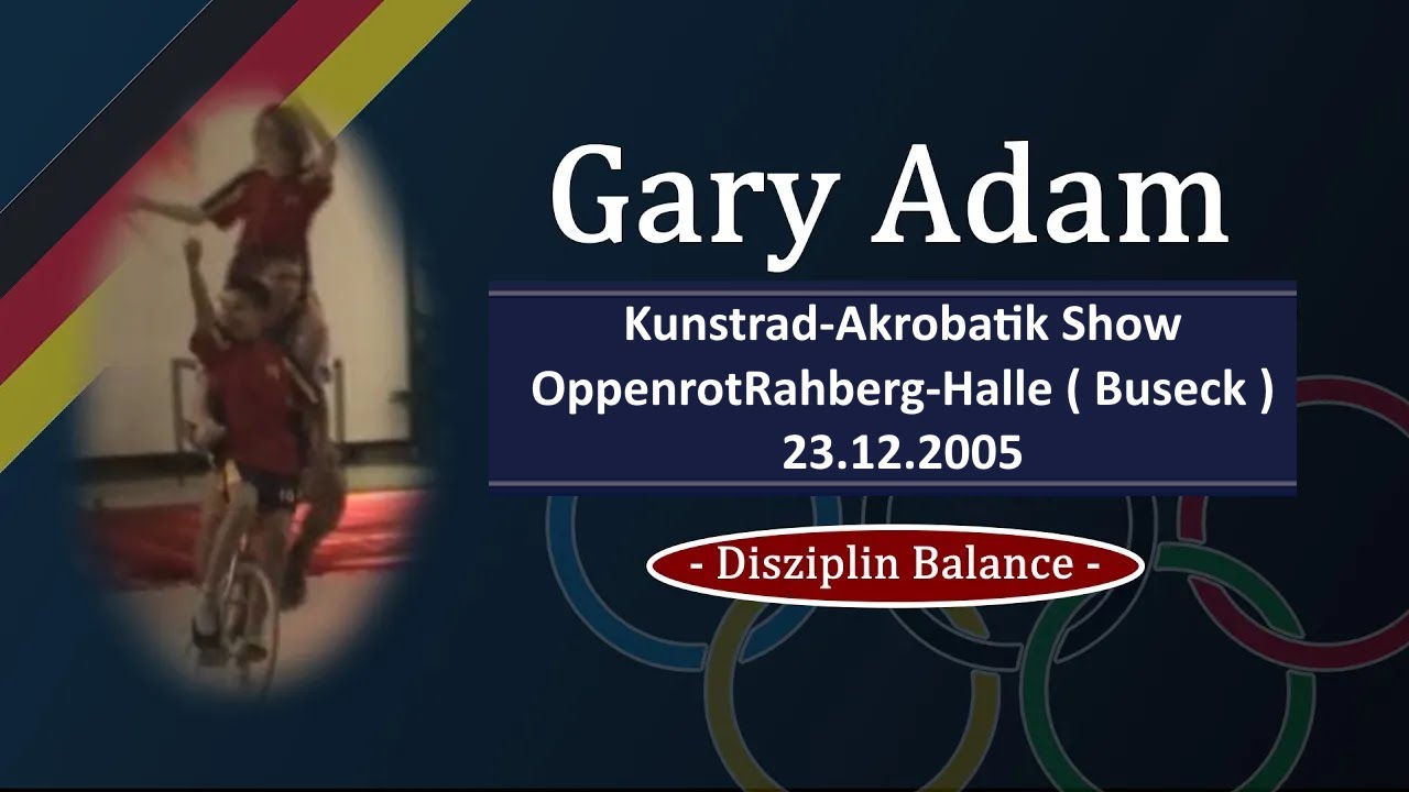 Gary A. Jerome K. ( Germany ) - Bundes Jugend Spiele 2005 KJS MLS Kunstrad Akrobatik Sport Show