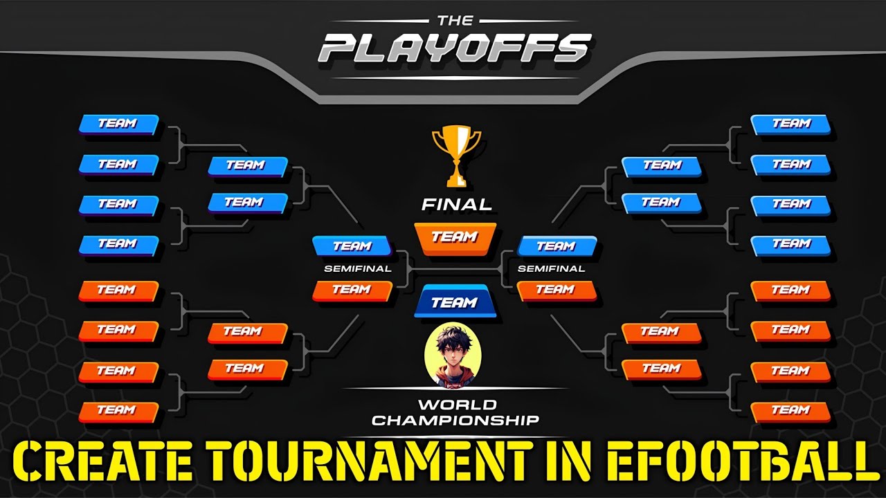 How to create eFootball tournament | Create tournament in any game