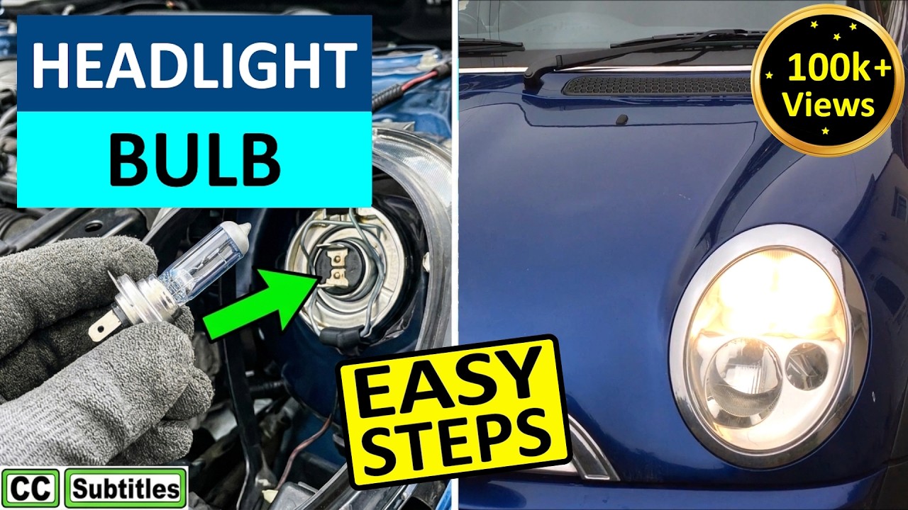 Как заменить лампу накаливания на Mini R50 R53 2000-2006 Первое поколение.