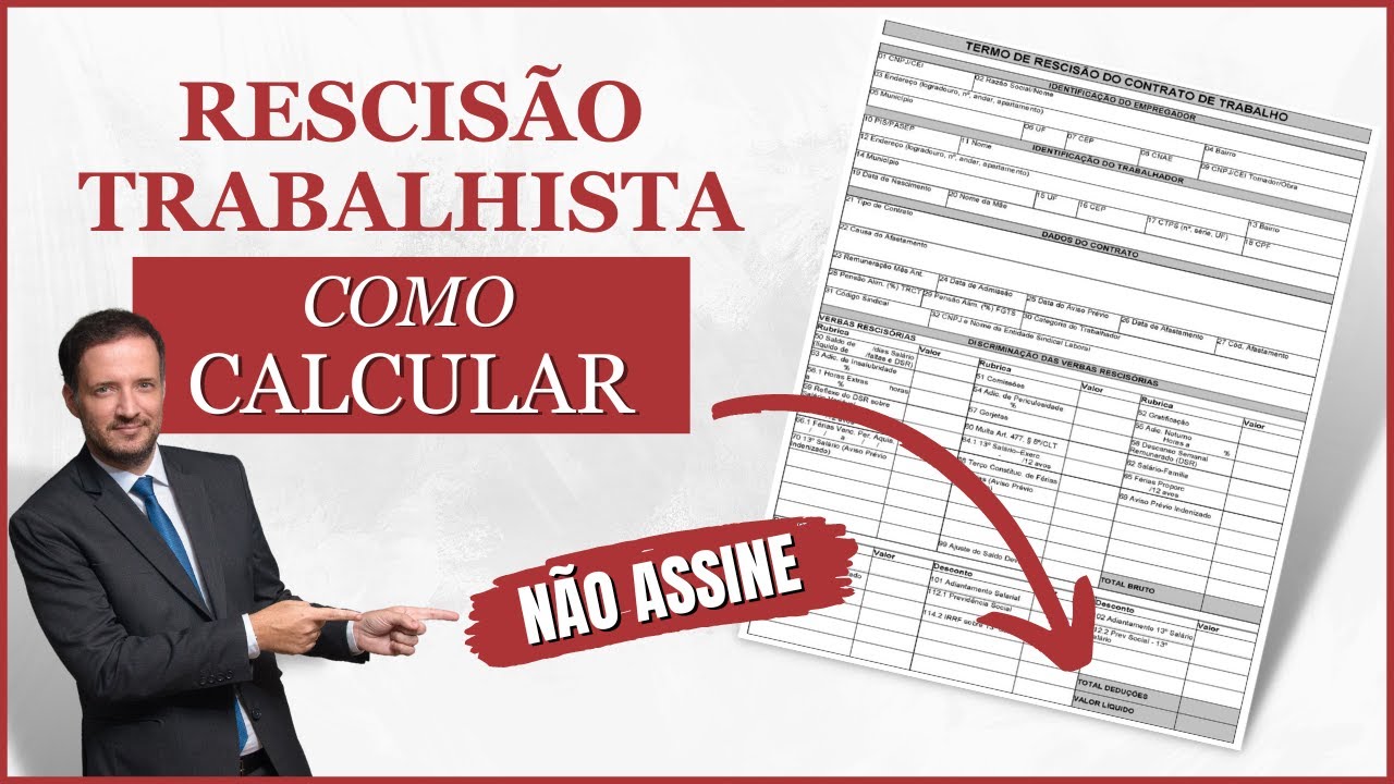 Rescisão Trabalhista - COMO CALCULAR acerto Trabalhista (2025)