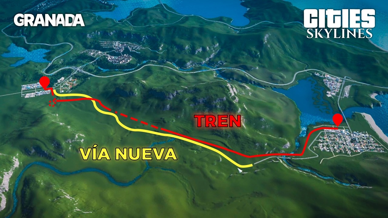 Construyo 2 Grandes Proyectos para mejorar el Tráfico!! Cities Skylines | Granada 13