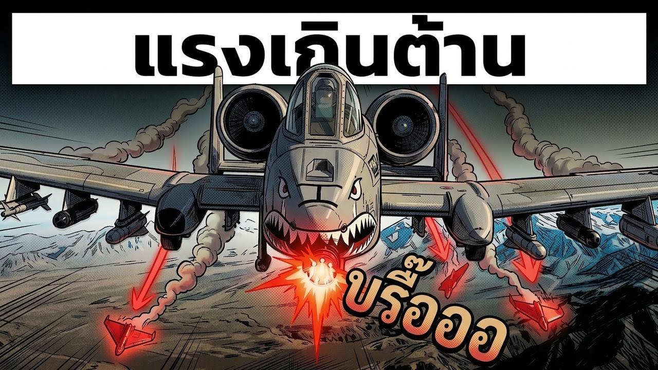 A-10 Warthog ของสหรัฐฯ ถล่มอิหร่านหนักจนคิดว่าวันสิ้นโลกมาถึง!