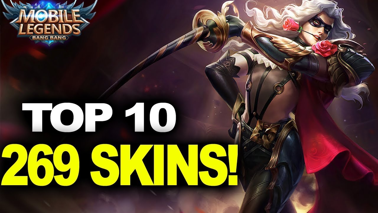 Top 10 Cheap SKINS in Mobile Legends |269 skins need love too!