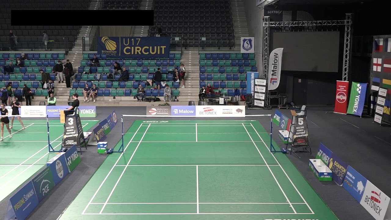 Kort 5 | MALOW YONEX Polish U17 International | Day 1 | Suwałki | 2026