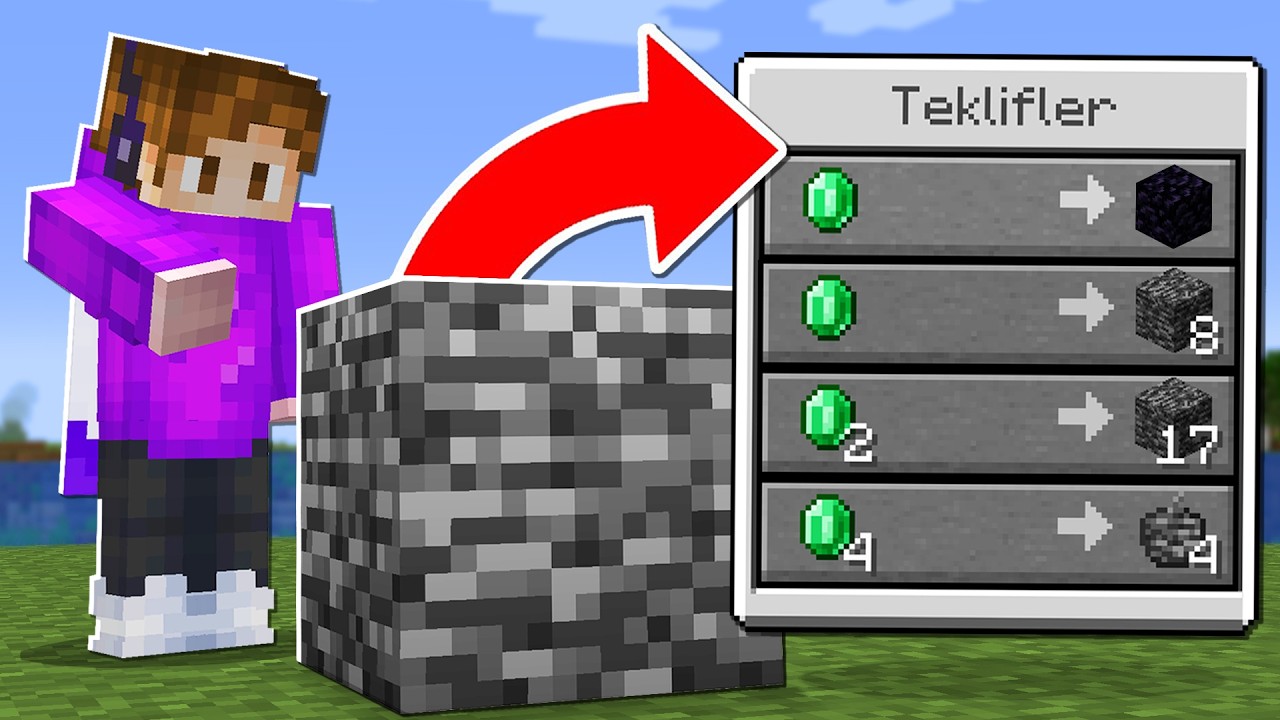 Minecraft'ta HER ŞEYLE TAKAS YAPABİLİYORUM!