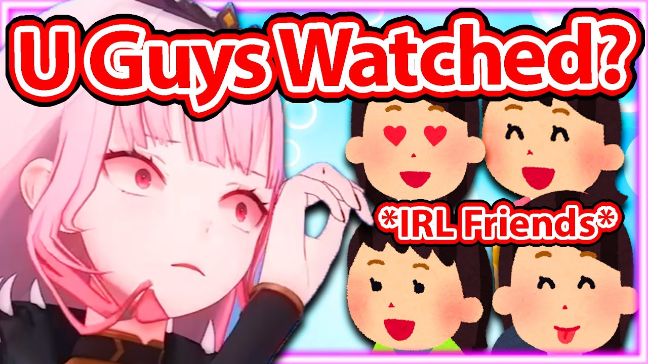 Calli didn't think Her College Friends would watch her stream 【Mori Calliope / Hololive EN】