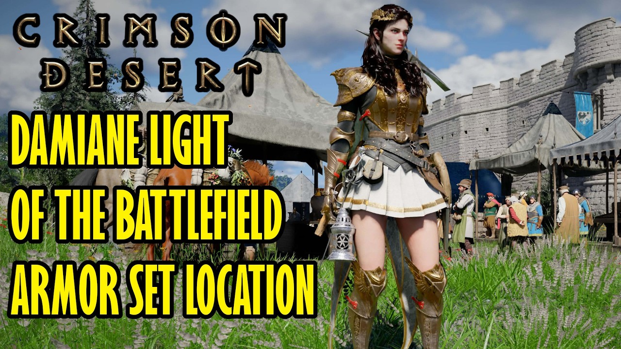 Crimson Desert - Damiane Light of the Battlefield Armor Set Location