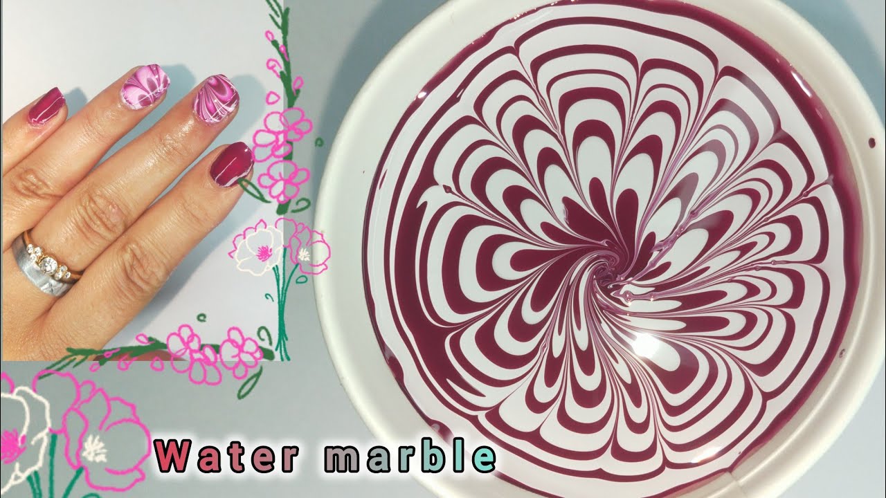 Bold & Dreamy : Water Marble Nails Tutorial