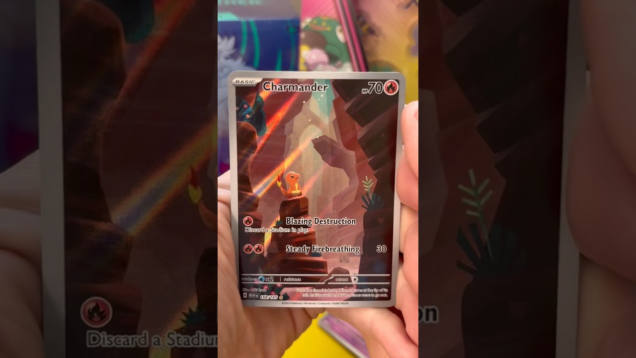 WE PULLED CHARMANDER 168 from 151! FIRE HIT!