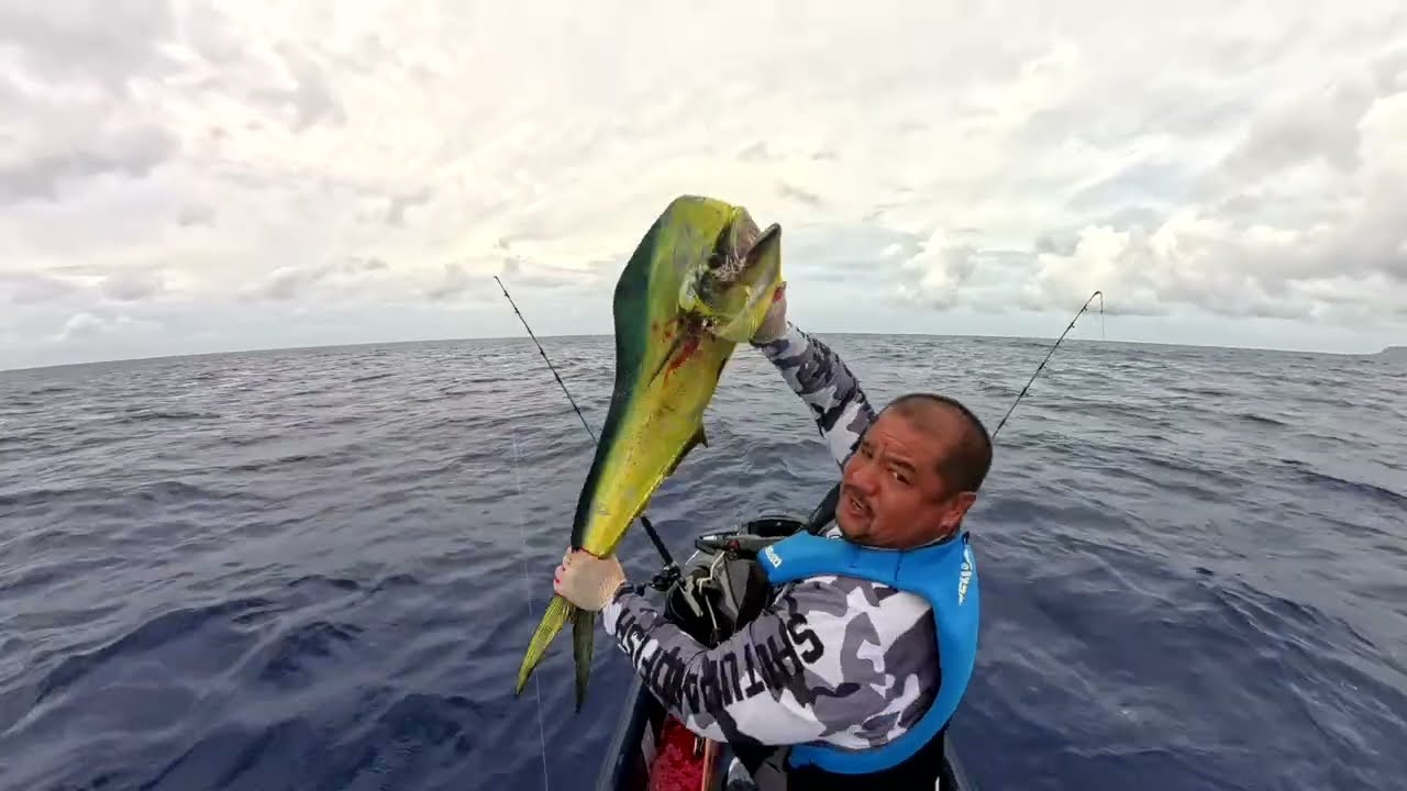 MASSIVE Mahi in Guam Deep Sea Fishing on a Sea-Doo Jet Ski