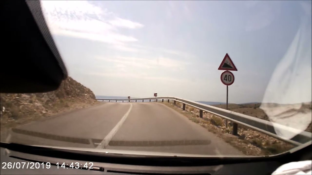 Najkrajšie autotrasy 🇭🇷 Punat - Stara Baška (ostrov Krk)