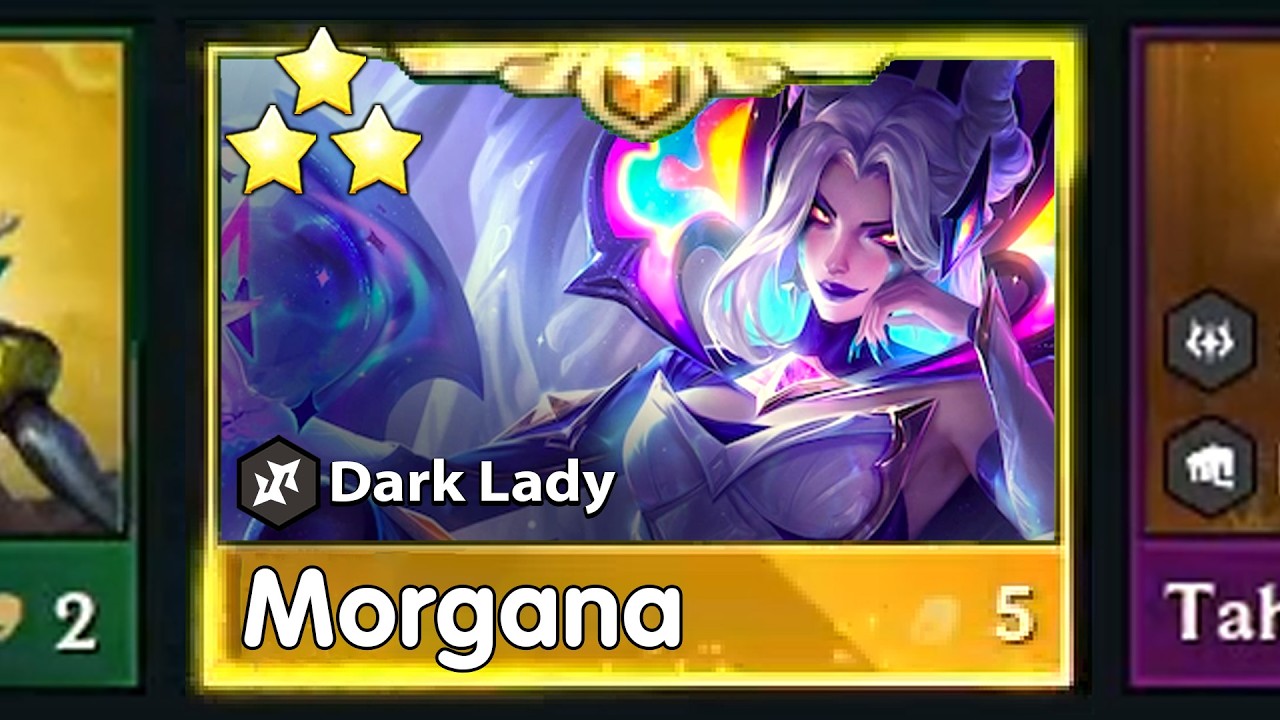 5-Cost Morgana 3-Star! ⭐⭐⭐ 1v9! | TFT Set 17