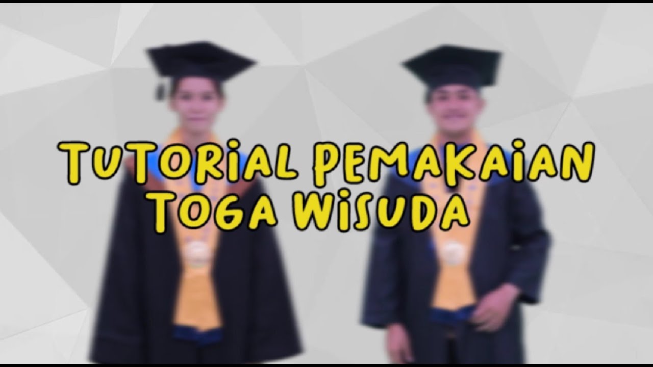 Tutorial Pemakaian Toga Wisuda Undip