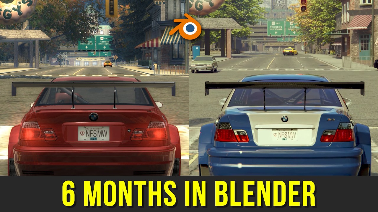 I spent 6 MONTHS remaking NFS Most Wanted in Blender (because EA won't)
