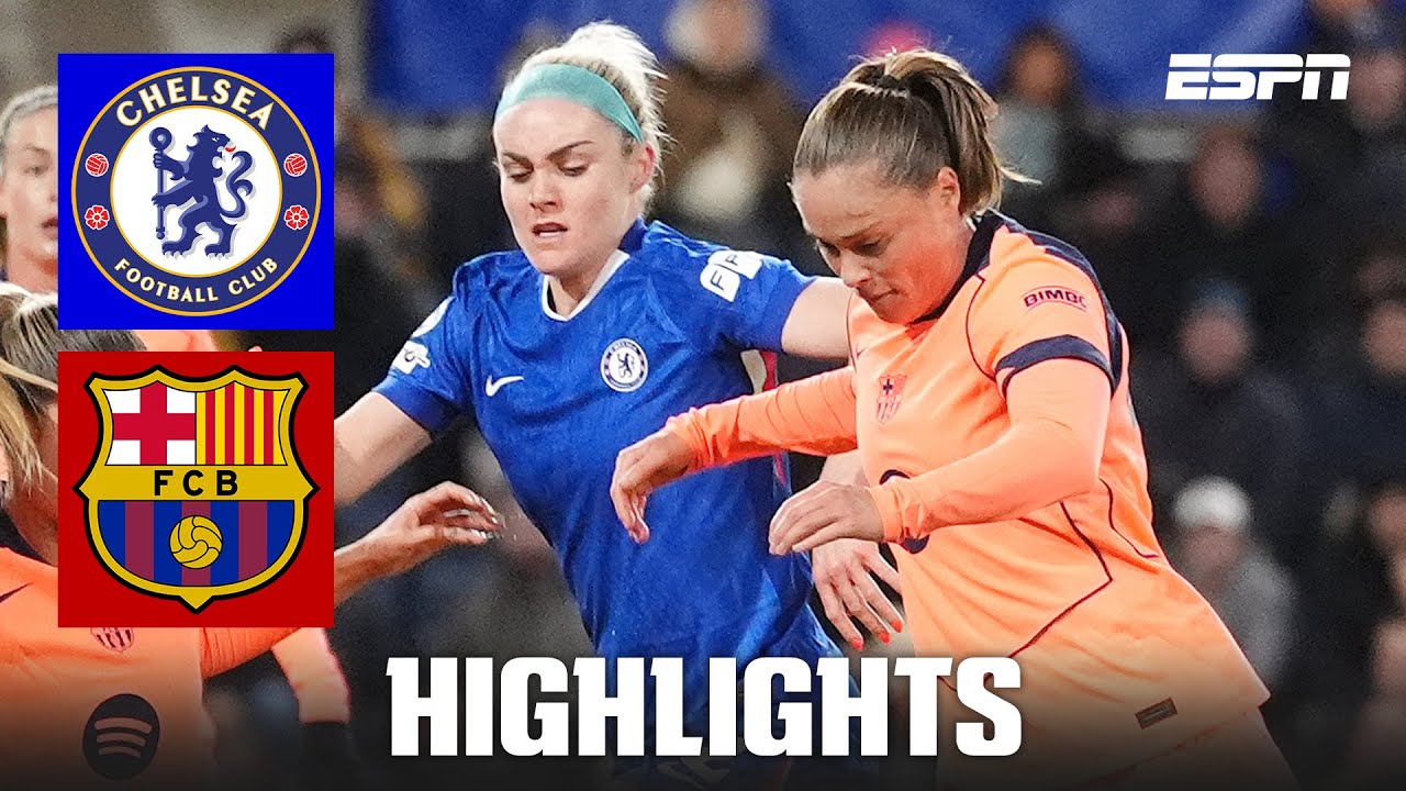 Ellie Carpenter & Ewa Pajor strike in Chelsea-Barcelona draw | UEFA Women’s Champions League