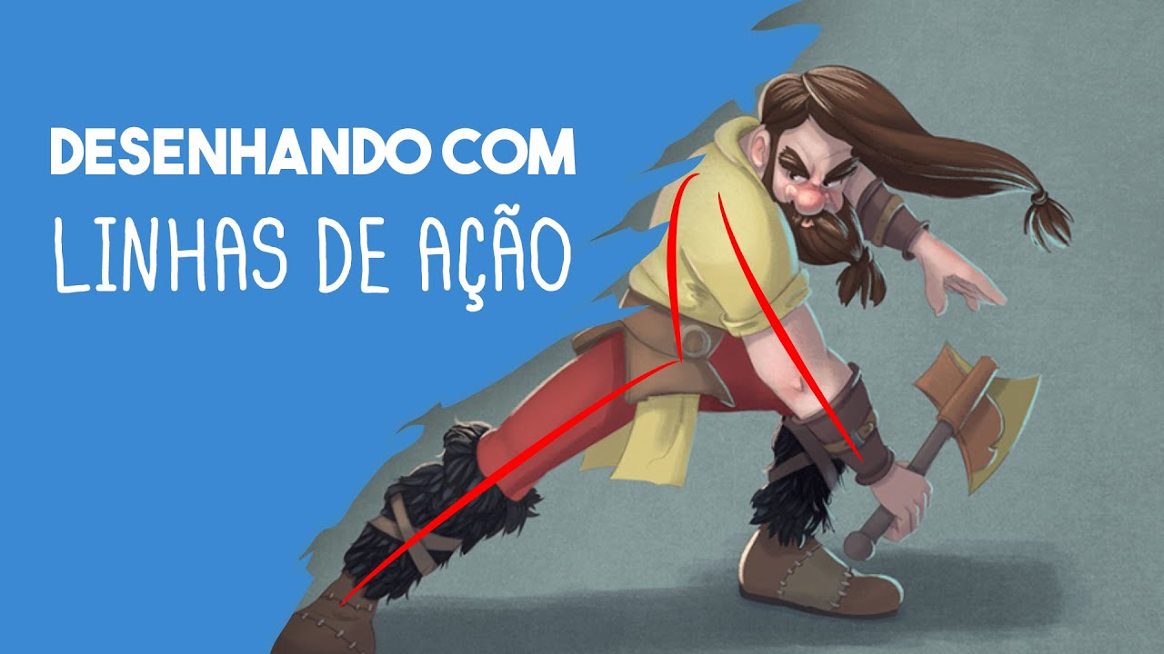 COMO DESENHAR COM LINHAS DE AÇÃO