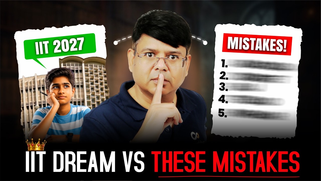 JEE Dropper 2027: Avoid These 5 Mistakes or Your Drop Year Will Be Wasted