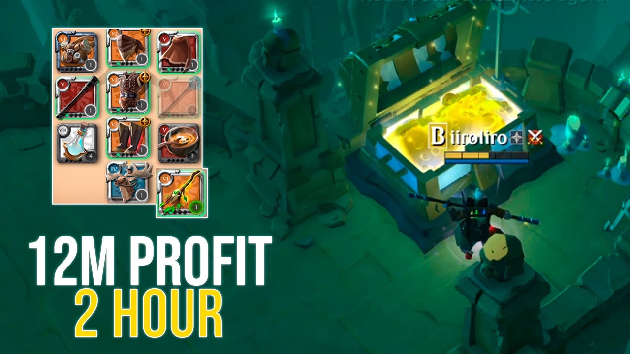 Build 6.1 Solo Static Dive t7 l Druidic Staff l 12m profit 2 hour l Albion Online