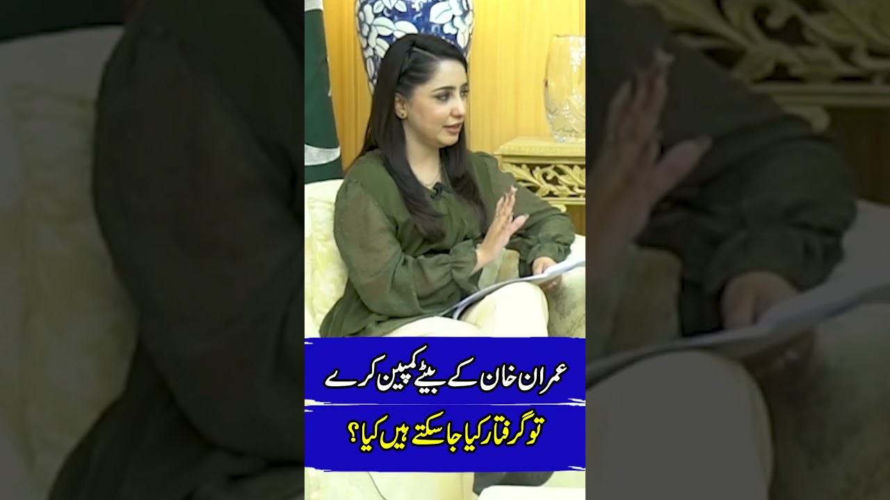 Imran Khan's sons campaign, can they be arrested?