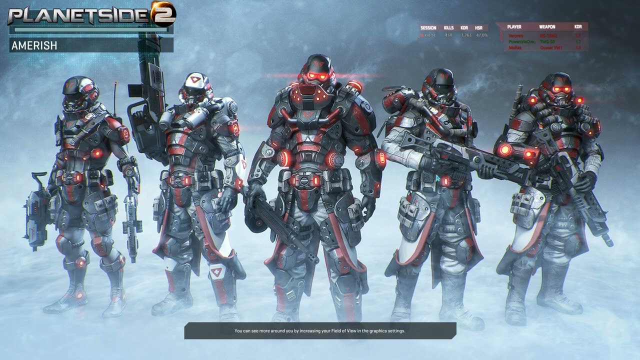 Planetside 2 TMG-50 gameplay