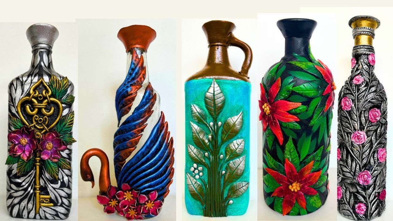 5 Bottle Craft Ideas