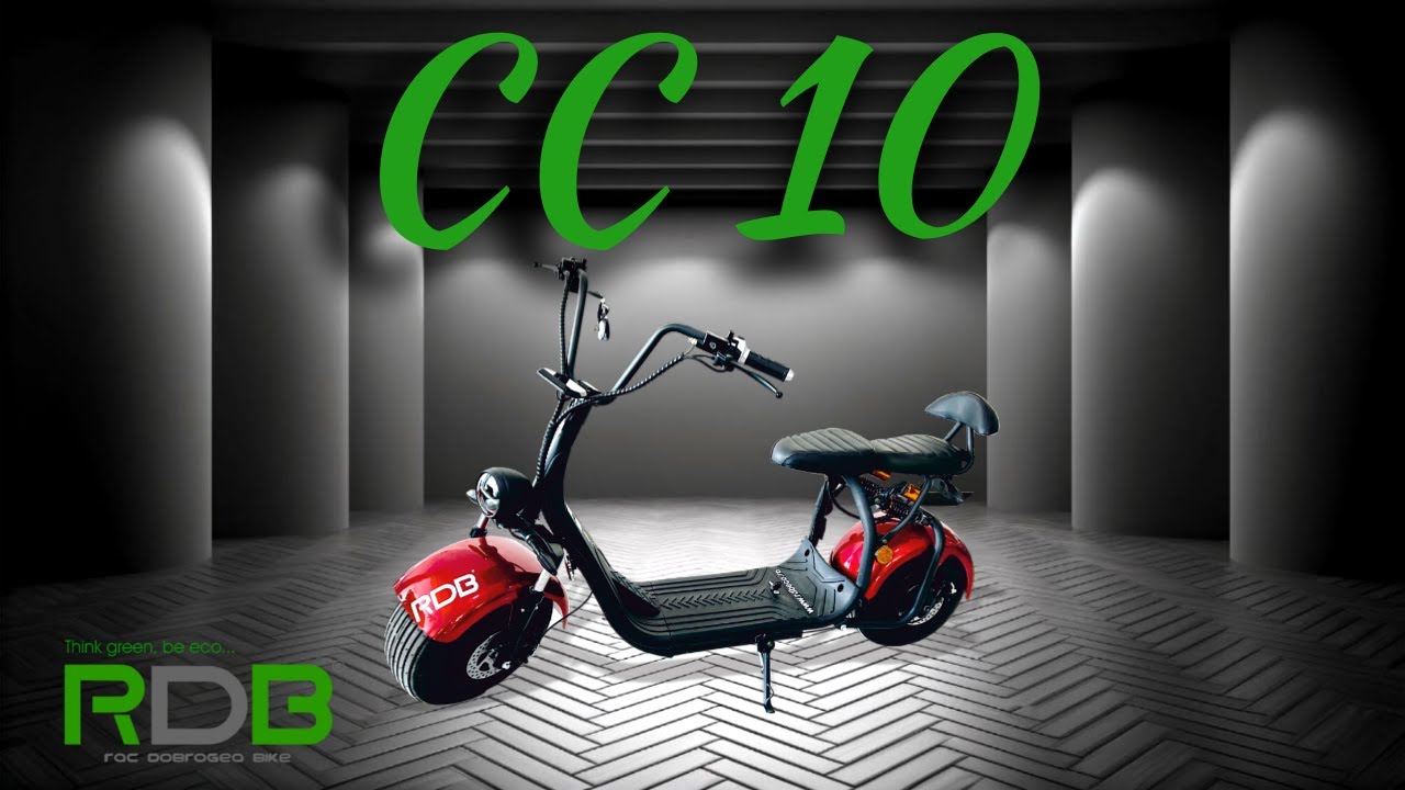Prezentarea Scuter Electric RDB CC10, 1500W, fara permis