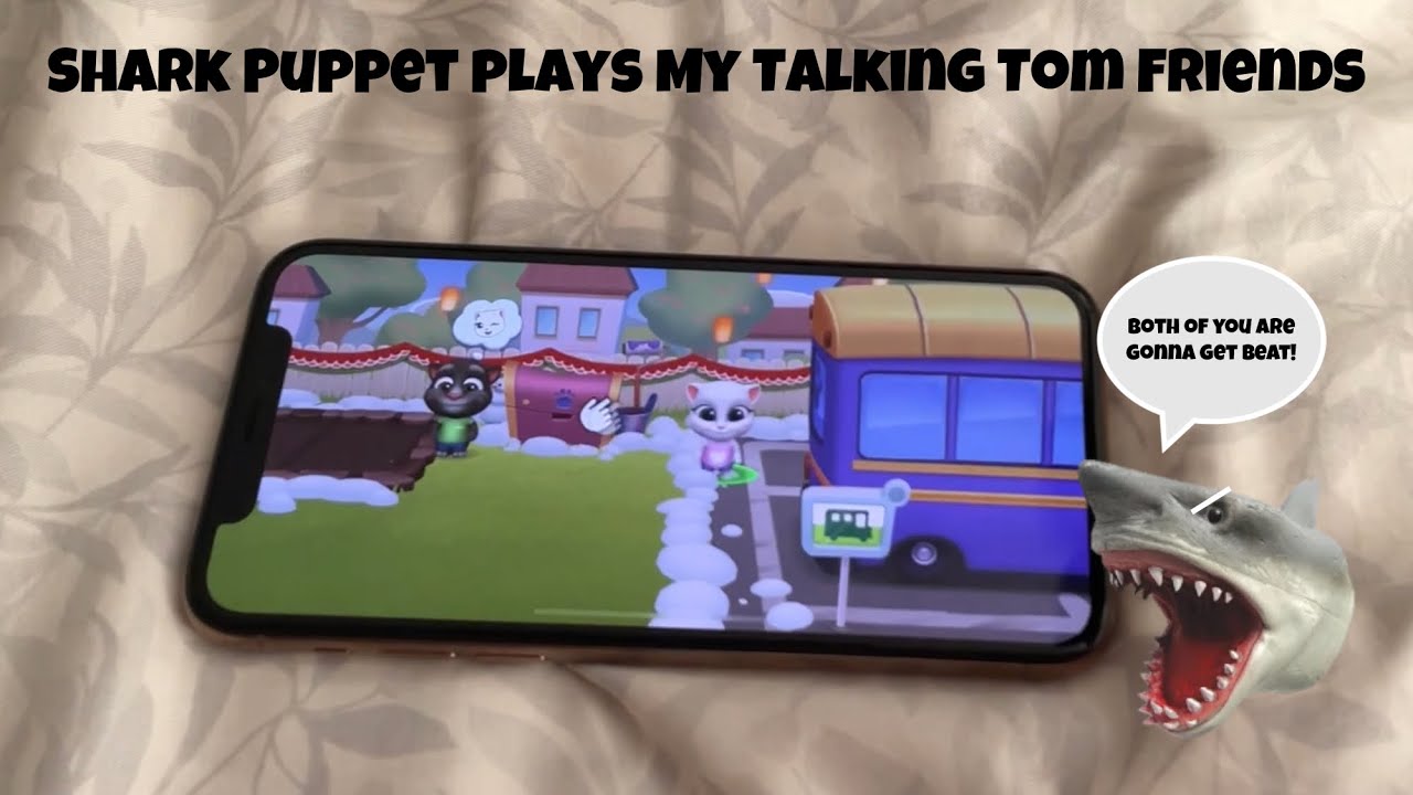 SB Movie: Shark Puppet играет в My Talking Tom Friends!