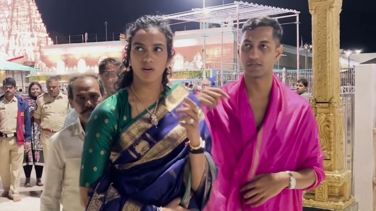 PV Sindhu Visits Tirumala, Seeks Blessings Of Lord Venkateswara Swamy