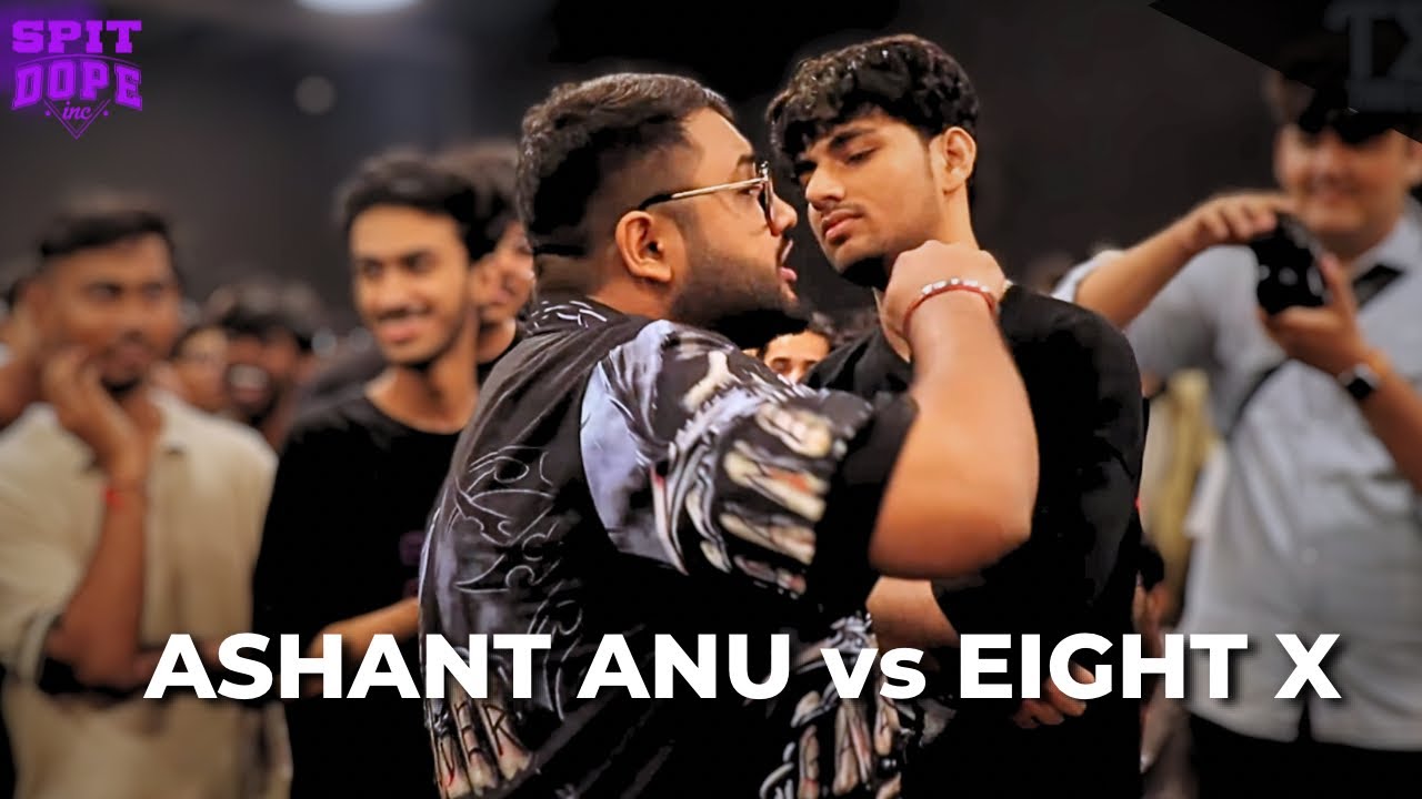 Ashant Anu vs Eight X | Rap Battle | Spit Dope: Roots