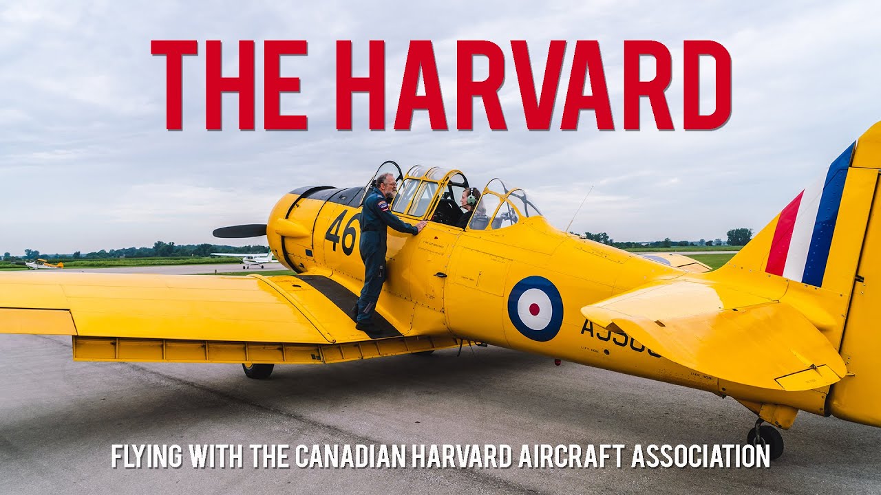 THE HARVARD - Flying in a WWII Training Aircraft