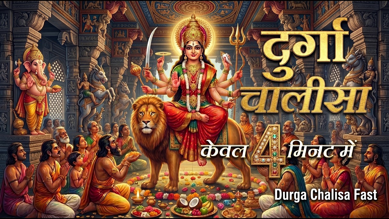 दुर्गा चालीसा फास्ट | दुर्गा चालीसा | दुर्गा चालीसा | सैंड आर्ट