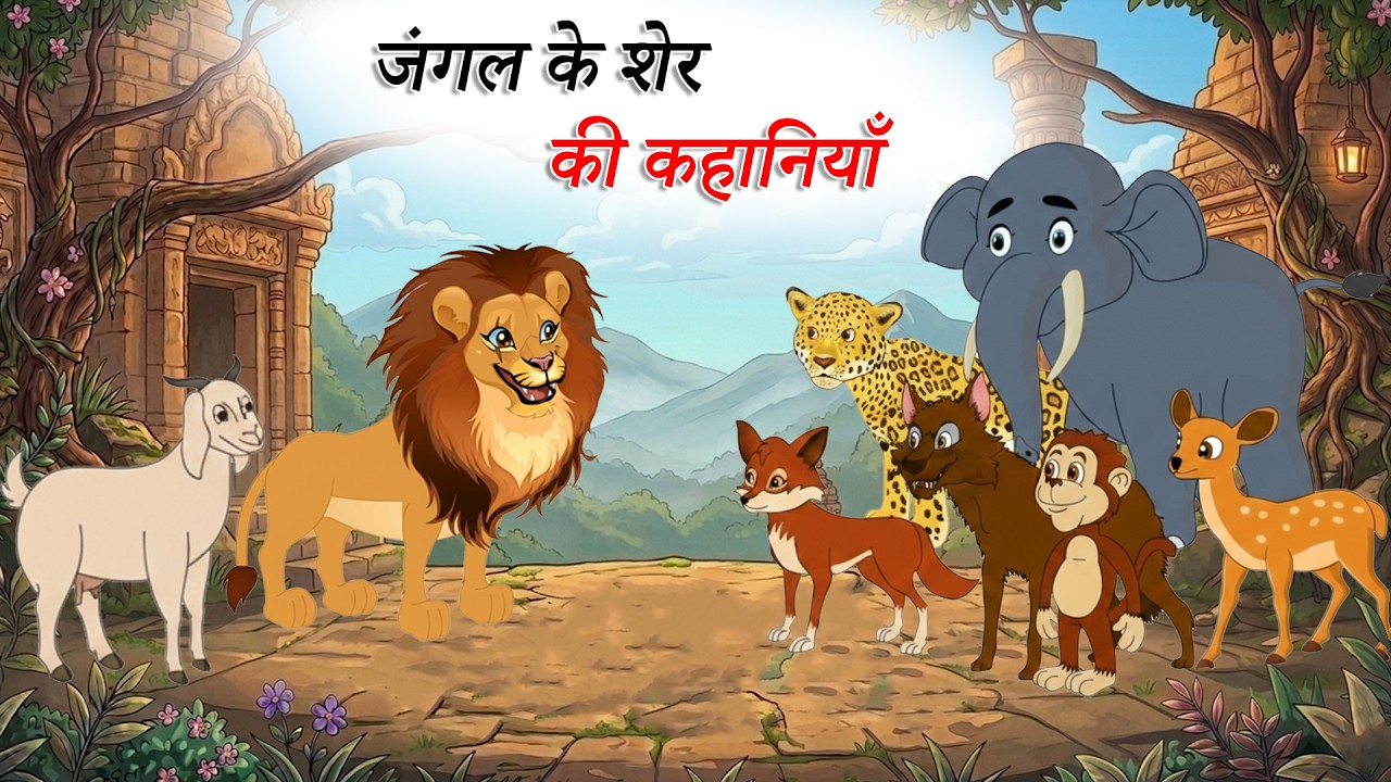 जंगल के शेर की कहानियाँ || JUNGLE KE SHER KI KAHANIYA || CHINTUTV