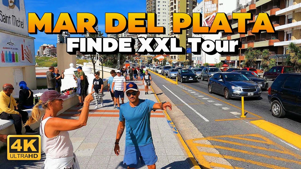 RÉCORD HISTÓRICO de TURISTAS 🔸MAR DEL PLATA 4K 🇦🇷